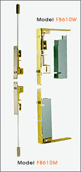 Automatic Flush Bolt Model No. : FB610M - For Metal Doors Model No. : FB610W - For Wood Doors 