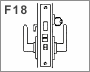 Auto flush bolt Panic Exit hardware