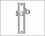 Panic Exit device Fire latch bolt